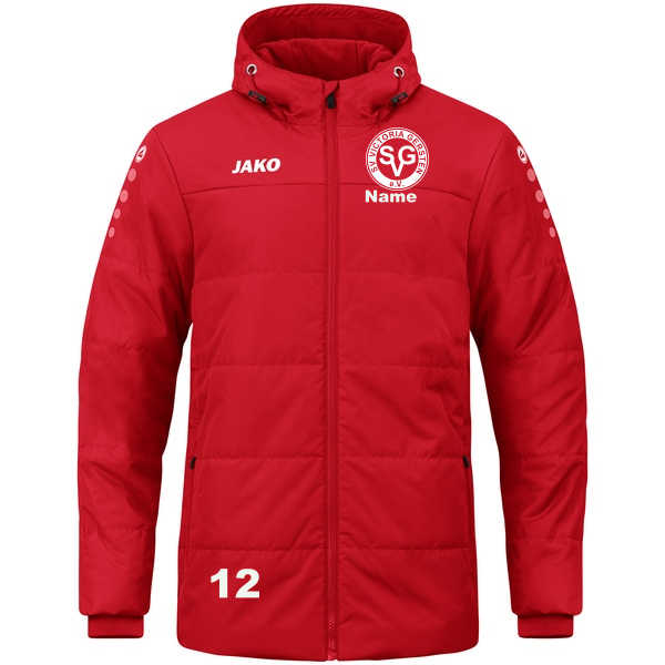 Coachjacke Team mit Kapuze 