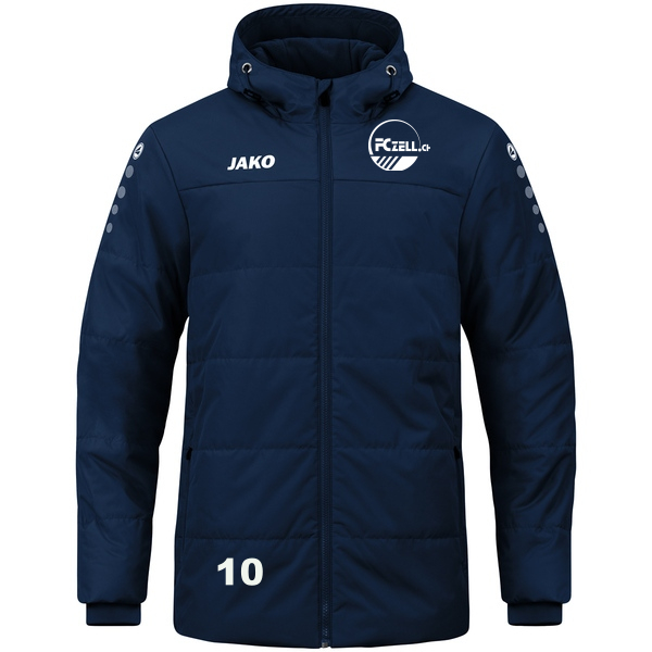 Coachjacke Team mit Kapuze 