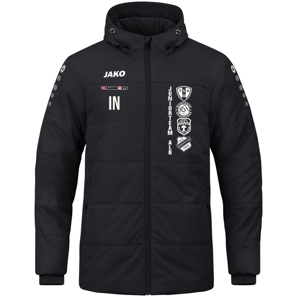 Coachjacke Team mit Kapuze 