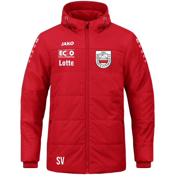 Coachjacke Team mit Kapuze 