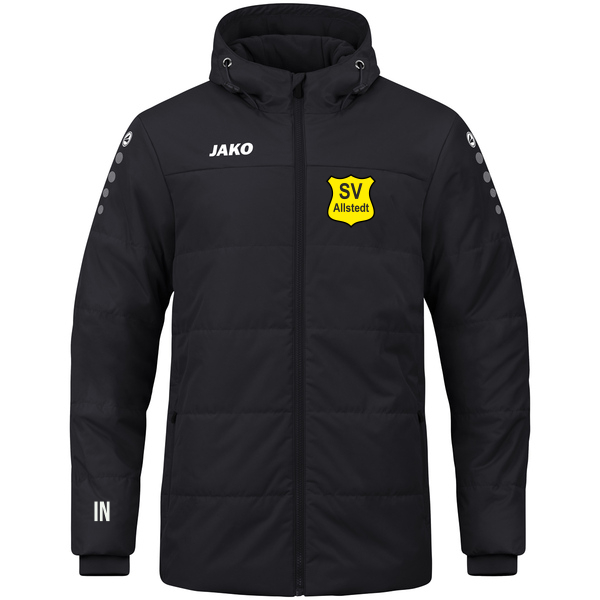 Coachjacke Team mit Kapuze 