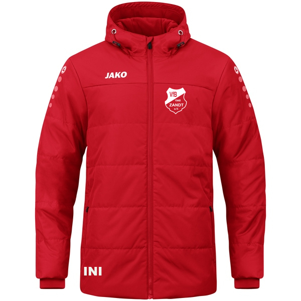 Coachjacke Team mit Kapuze 