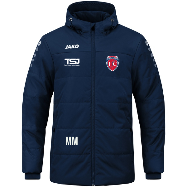 Coachjacke Team mit Kapuze 