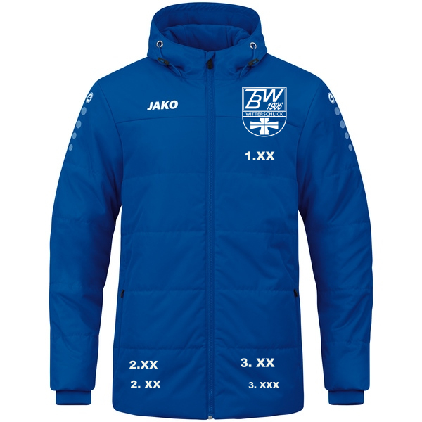 Coachjacke Team mit Kapuze 