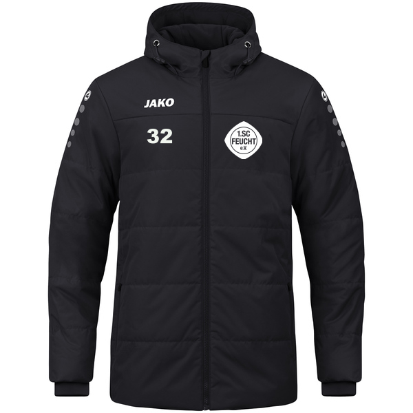 Coachjacke Team mit Kapuze 