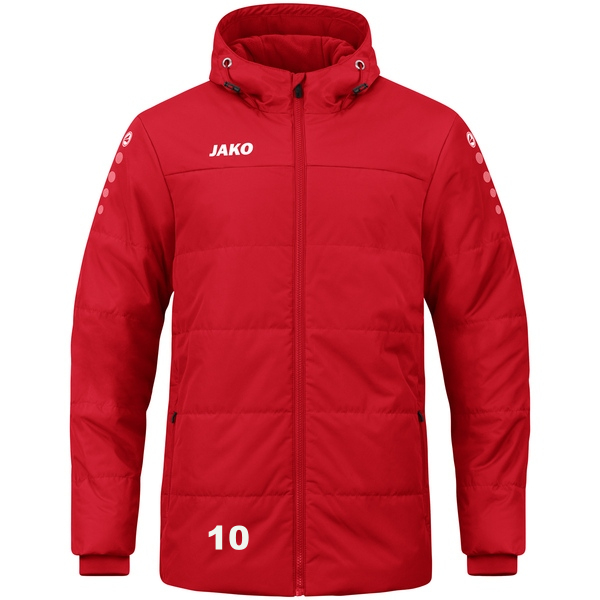 Coachjacke Team mit Kapuze 