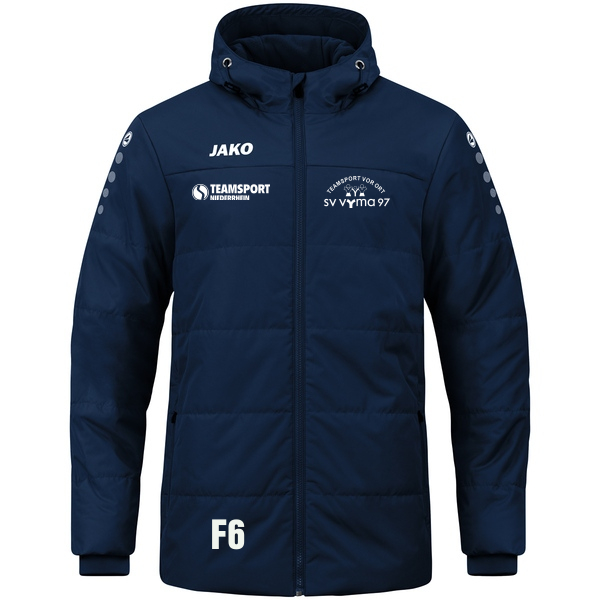 Coachjacke Team mit Kapuze 