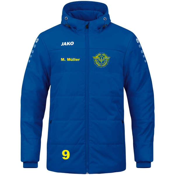 Coachjacke Team mit Kapuze 