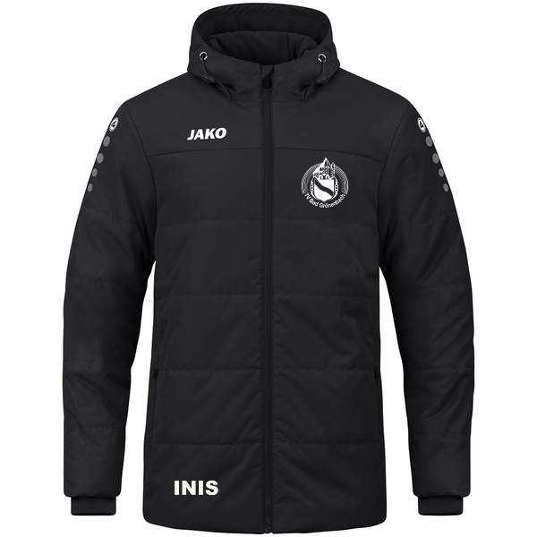 Coachjacke Team mit Kapuze 