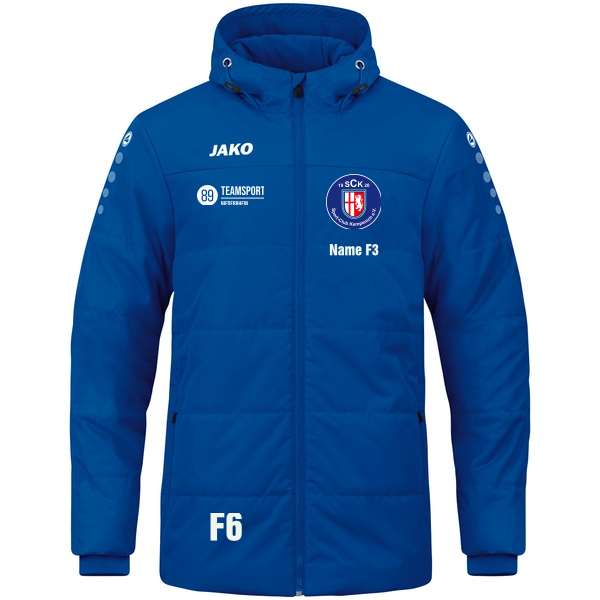 Coachjacke Team mit Kapuze 