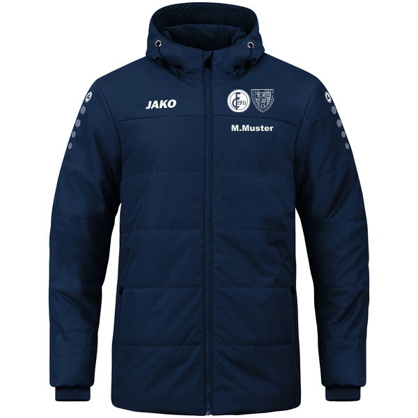 Coachjacke Team mit Kapuze 