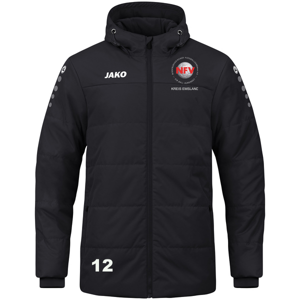 Coachjacke Team mit Kapuze 