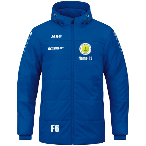 Coachjacke Team mit Kapuze 