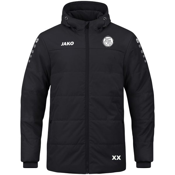 Coachjacke Team mit Kapuze 
