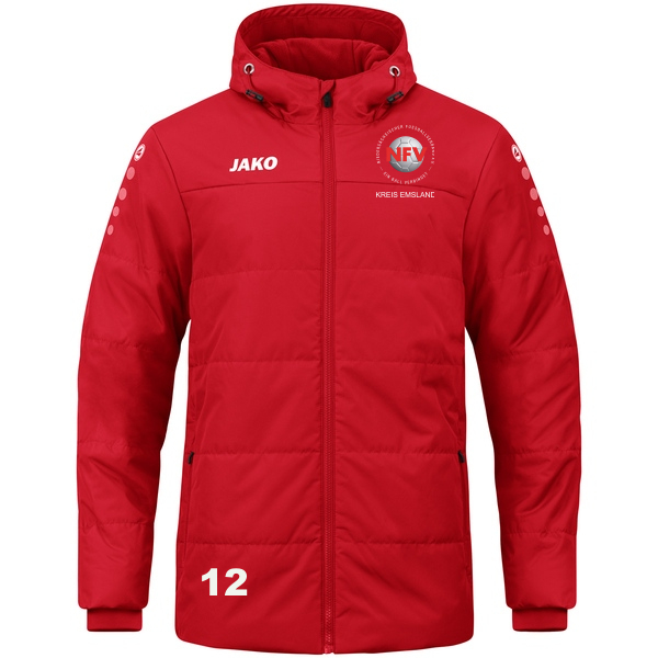 Coachjacke Team mit Kapuze 