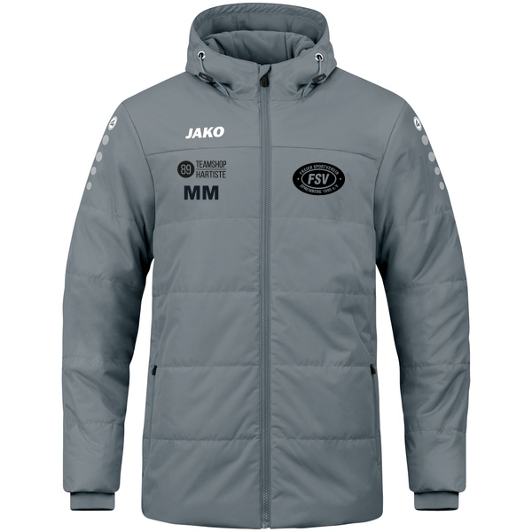 Coachjacke Team mit Kapuze 