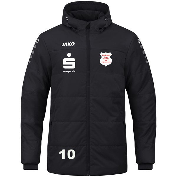 Coachjacke Team mit Kapuze 