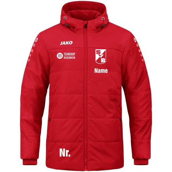 Coachjacke Team mit Kapuze 