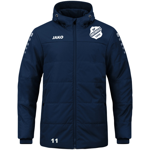 Coachjacke Team mit Kapuze 