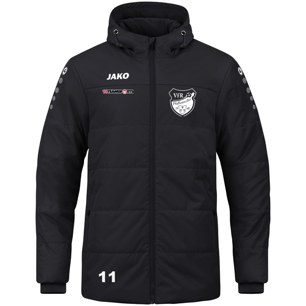 Coachjacke Team mit Kapuze 