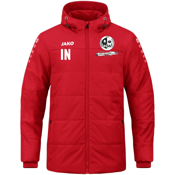 Coachjacke Team mit Kapuze 
