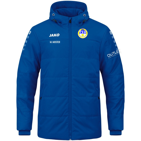 Coachjacke Team mit Kapuze 