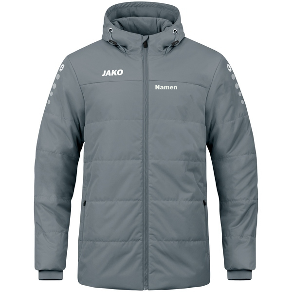 Coachjacke Team mit Kapuze 