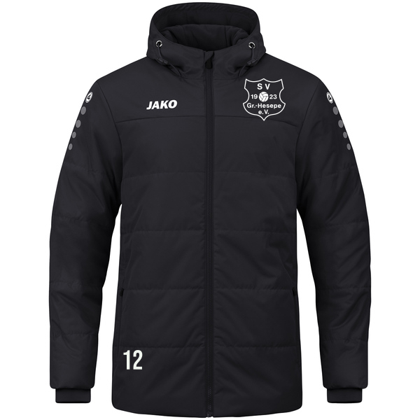 Coachjacke Team mit Kapuze 
