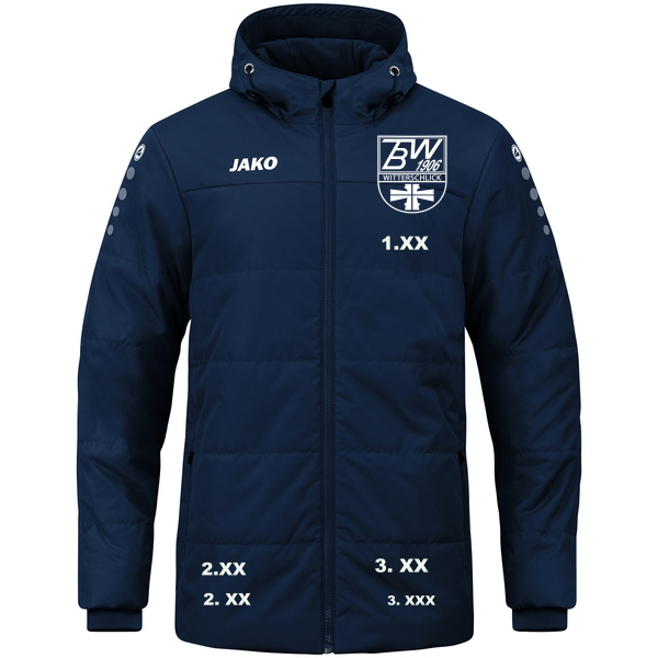 Coachjacke Team mit Kapuze 