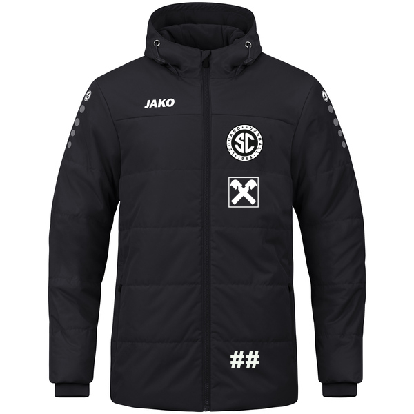 Coachjacke Team mit Kapuze 