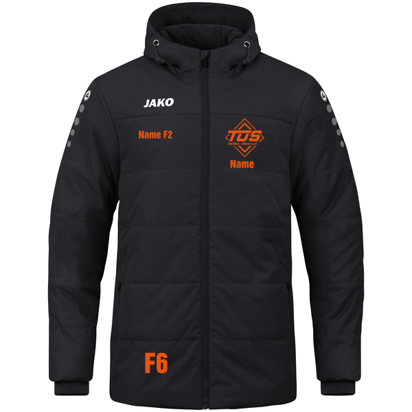 Coachjacke Team mit Kapuze 