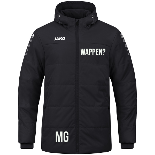 Coachjacke Team mit Kapuze 