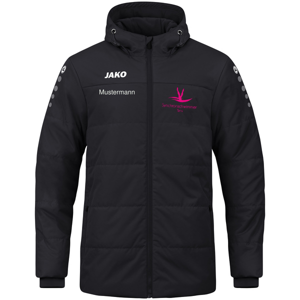 Coachjacke Team mit Kapuze 